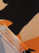 50er Halloween Swingkleid mit Kürbis- und Eulen-Print