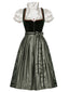 [Vorverkauf] Grünes 50er Oktoberfest-Dirndl-Set mit Schürze und Top