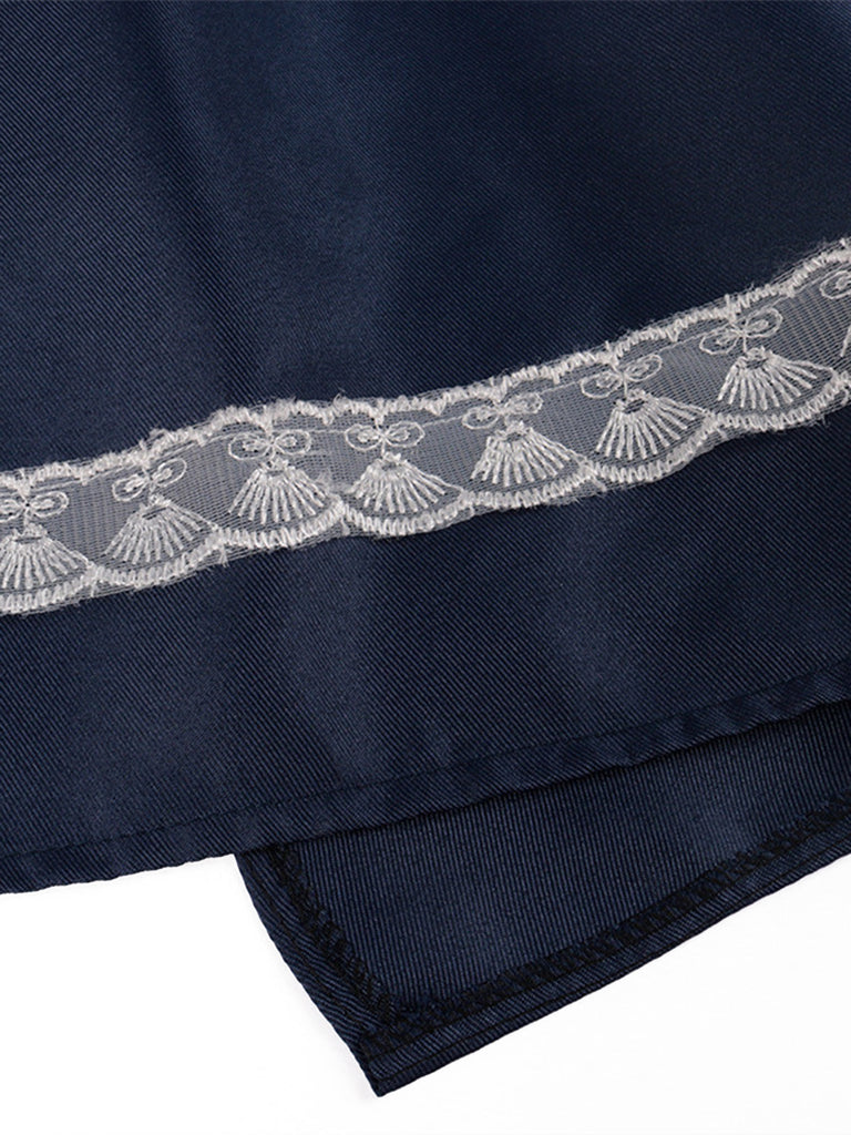 50er Oktoberfest-Dirndlset mit Blumen und Schürze