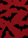 50er Halloween Kleid mit Fledermausprint und Neckholder