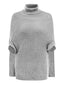 50er Rollkragen-Strickpullover mit Ärmeln im Cape-Look