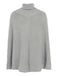50er Rollkragen-Strickpullover mit Ärmeln im Cape-Look