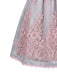 Rosa 50er Oktoberfest-Dirndl-Set mit Spitzen-Croptop und Blumenschürze