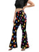 50er High-Waist-Schlaghose mit Weihnachts-Print