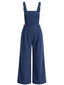 40er Cordjumpsuit mit geradem Bein