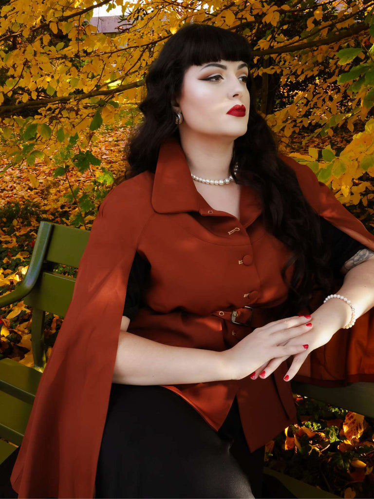 Kamelfarbener 1940er Reversmantel