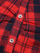 Rot 1930er Weihnachten Plaid Jumpsuit