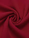 [Vorverkauf] Rot 1930er Solide Hüftgürtel V-Ausschnitt Jumpsuit