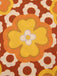 1960er Krawattenkragen Blumen Ärmellos Top