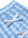 Blau 1960er Plaid BowKnot Rock