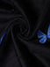 [Vorverkauf] Schwarz 1930er Schmetterling Masche Gurt Kleid
