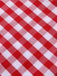 Rot 1950er Erdbeere Plaid Spaghetti Träger Romper