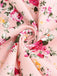 1950er Gänseblümchen Binden Swing Kleid