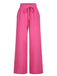 1940er Solid Elastic Waist Loose Pants