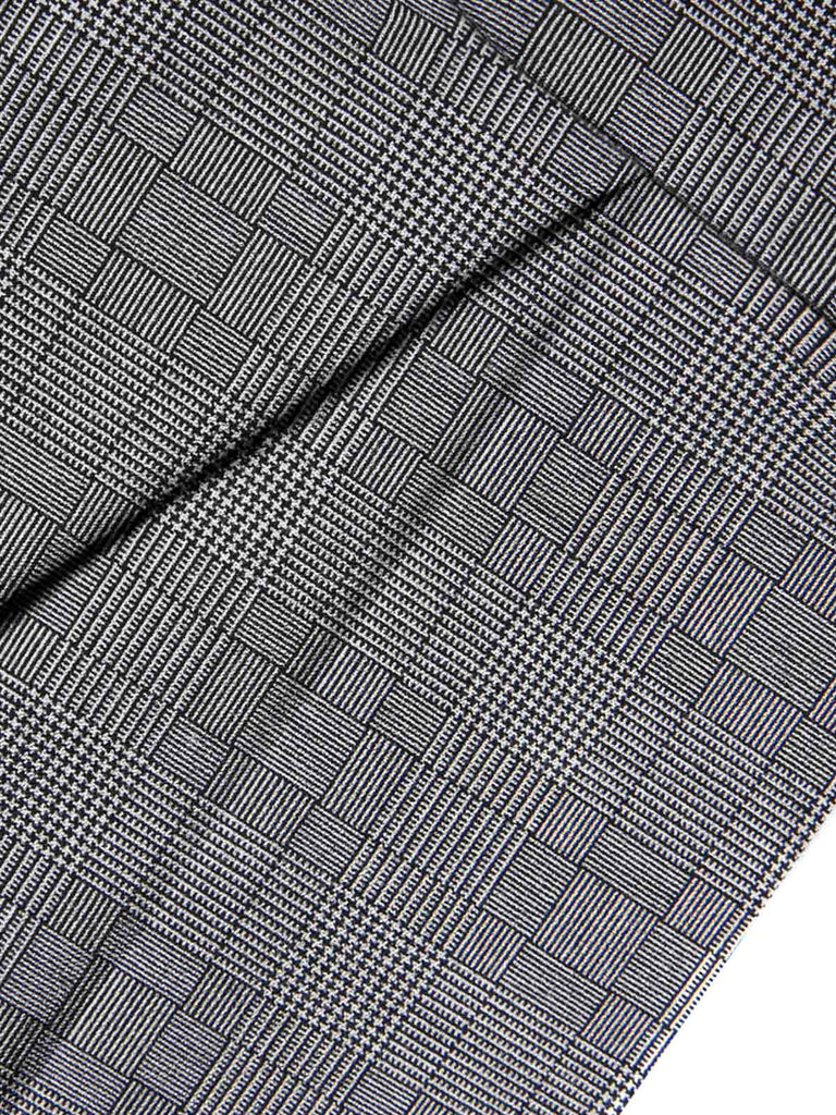 Grün 1940er Glen Plaid Geknöpft Overall Hosen