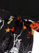 1950er Halloween Patchwork Ärmelloses Kleid