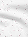 Weiß 1930er Dots Plissiertes Saum Gesmokt Bluse