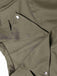 Grün 1930er Solide Revers Gürtel Jumpsuit