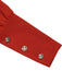 1940er Solide Plissiertes Gigot Sleeves Kleid