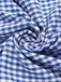 Blau 1960er Halter Eine Schulter Plaid Bleistift Kleid