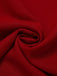 Rot 1960er Solide Tasche Kleid