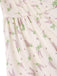 Blau 1950er Halter Spitze Gänseblümchen Kleid
