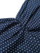 Blau 1940er Polka Dot Patchwork Träger Romper