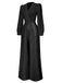 1930er V-Ausschnitt Puff Paillettens Weites-Bein Jumpsuit