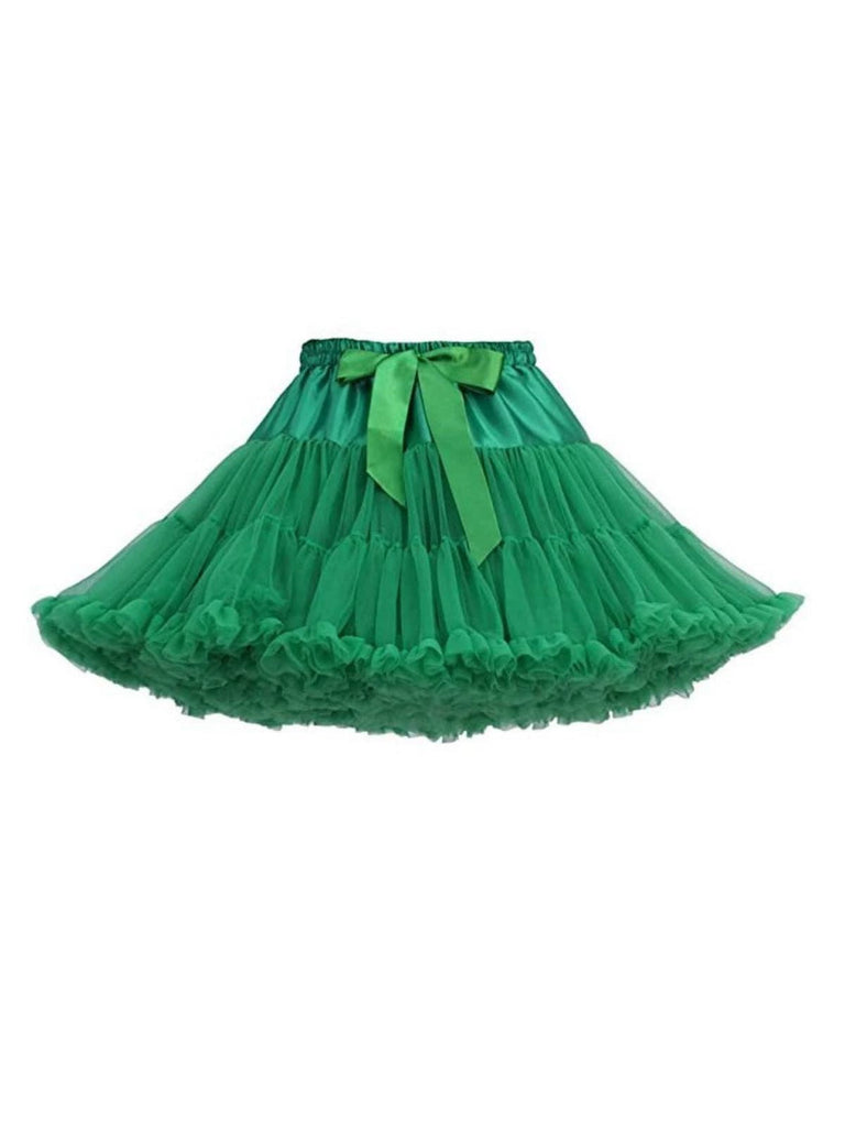 1950er Solide Halloween Netz Unterrock Petticoat