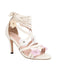Retro 3D-Blumen Stilettos Knöchelriemen Sandalen