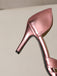 Vintage Solide Peep Toe Hohl Slip-On Hohe Absätze