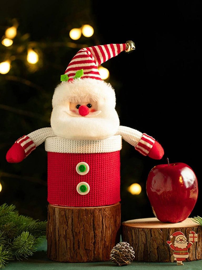 Fröhliche Weihnachten Zeichentrick Plüsch Stricken Geschenk Schachtel