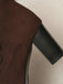 Vintage Wildleder Kunstpelz Futter Nieten Wadenhoch Stiefel