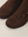 Vintage Wildleder Kunstpelz Futter Nieten Wadenhoch Stiefel