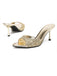 Pumps mit Glitzer und Zehen