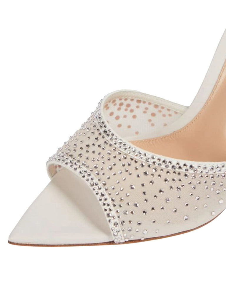 Sandalen mit Spitz und High Heel