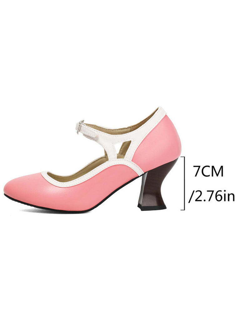 Vintage Elegant Schuhe mit Spitz und Cone