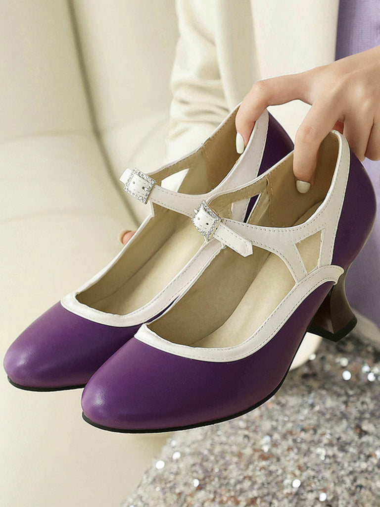 Vintage Elegant Schuhe mit Spitz und Cone