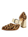 Leoparden-Printe Pumps mit High Heel und Mary Jane