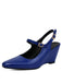 Leder-Schuhe mit Spitz und Wedge
