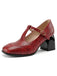 Schuhe mit Mary Jane und T-Riemchen