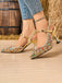 Goldene Pumps mit Glitzer und Strass