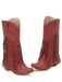 Schwarze Boho-Westernstiefel mit Fransen und Blockabsatz