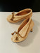 Vintage Pumps mit Polka-Dots und Quasten-Schleife