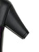 Vintage Mary-Jane-Pumps mit Spitze, Schnallenriemen und Blockabsatz
