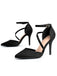 Retro Solide Spitze Stiletto High Heels