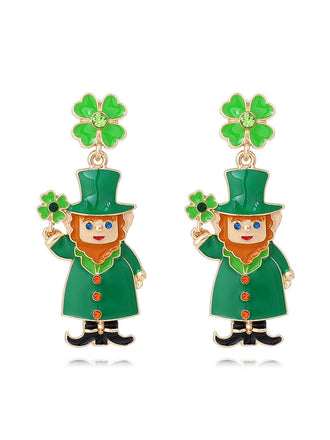 Retro Schmuck St. Patrick Ohrringe