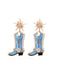 Perlenstern Cowboy Stiefel Ohrringe