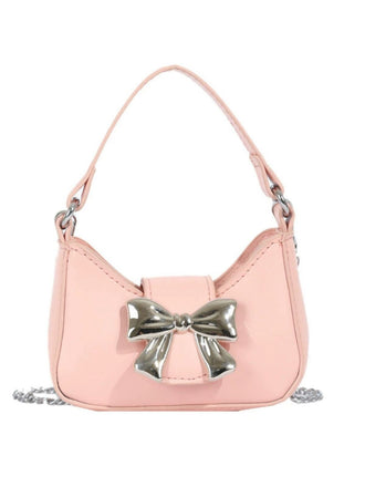 Vintage Leder Bogen Handtasche