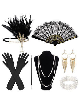 Schwarzes 20er Accessoire